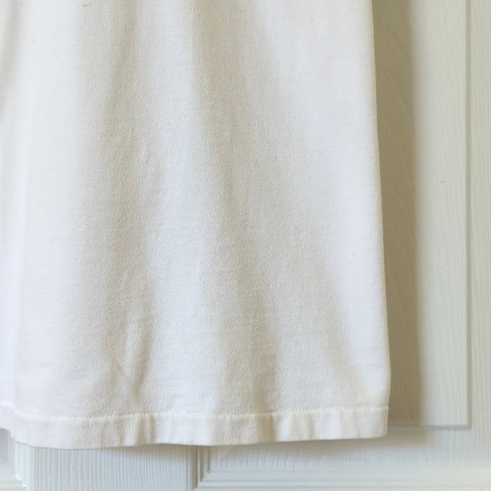 Hefty 90's Vintage Alaska Embroidered Short Sleeve Crewneck T-shirt White Large - Picture 8 of 10